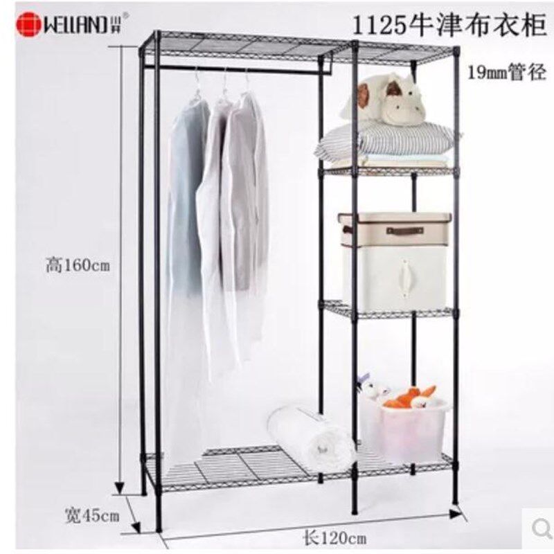 简易衣柜简约现代经济型布衣柜钢管加粗加固加厚钢架布艺组装衣橱