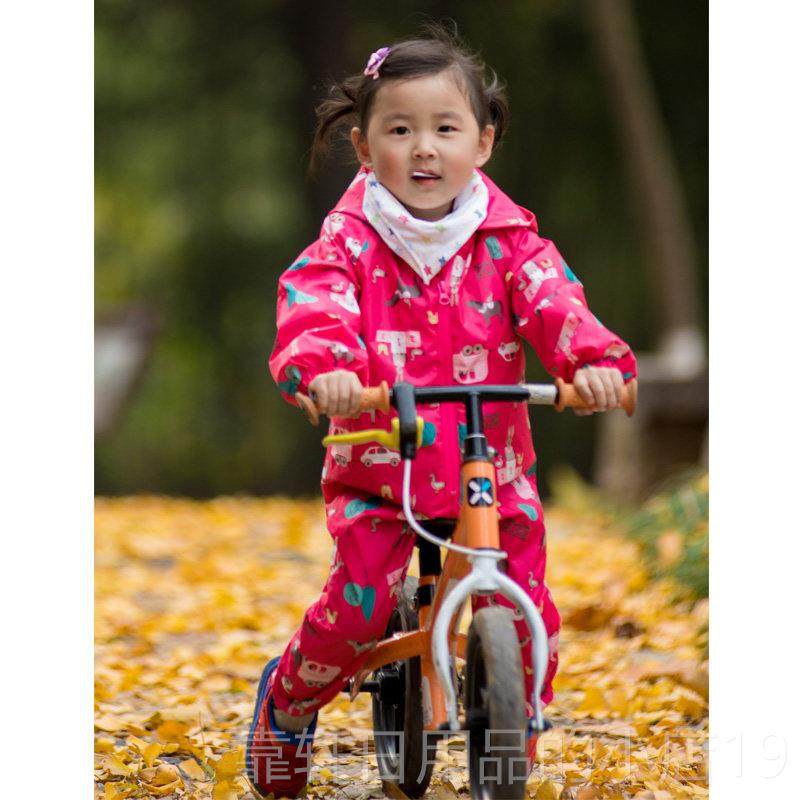 正品户外儿童连衣幼儿园宝雨宝春秋防身水防护衣男女童防脏衣裤玩