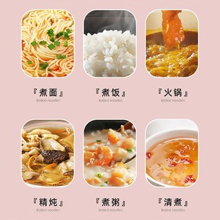 艾 电加热炒锅泡面火锅一体DZG10B 电煮锅多功能锅便携式