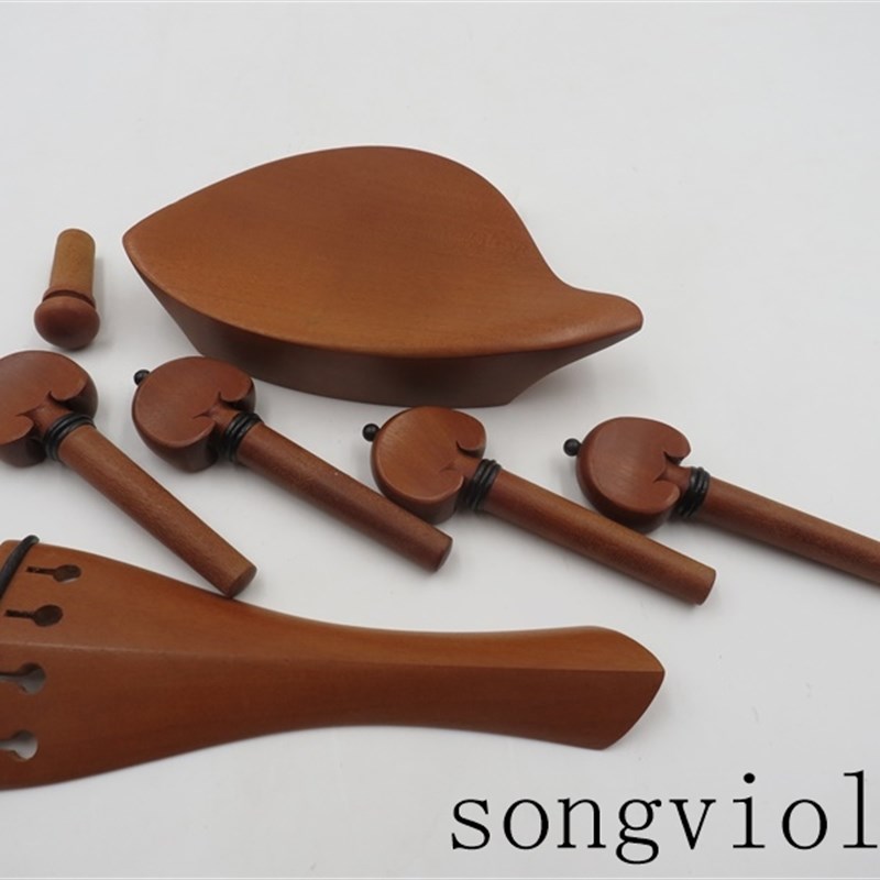 小提配件,高档琴轴/弦扭/拉弦板/腮托/尾柱