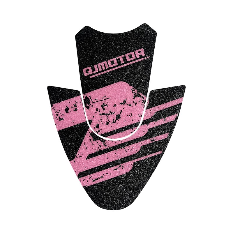 适用钱江闪0V油箱鱼骨保护贴车身改色膜贴粉色轮毂圈贴花改装