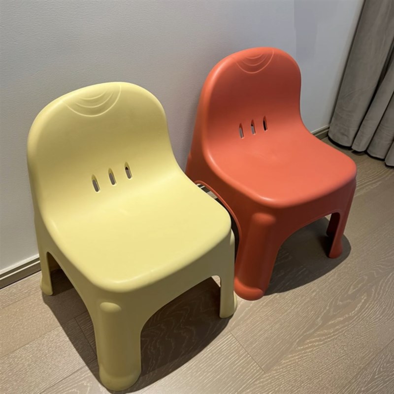 塑料小椅子矮凳子靠背幼儿园靠背椅宝宝大人家用板凳