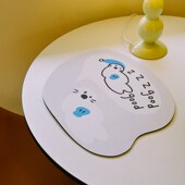 珍珠小商店小海獭卡通家用浴室吸水硅藻泥防滑地垫毯