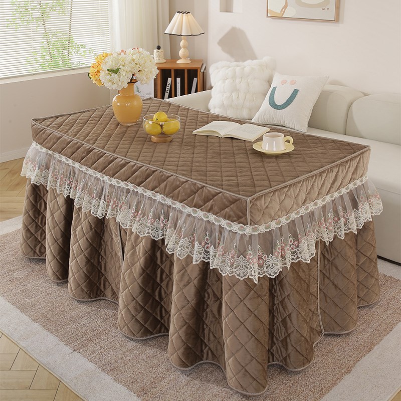 冬季烤火桌子罩被加厚烤火炉长方形电暖桌取暖桌布电暖炉电炉罩