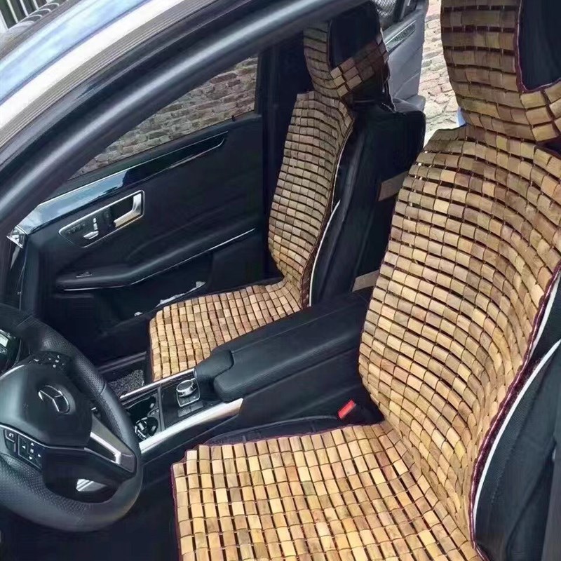 实木坐垫夏季金丝楠木麻将凉席中式汽车凉垫办公室椅子坐垫沙发垫