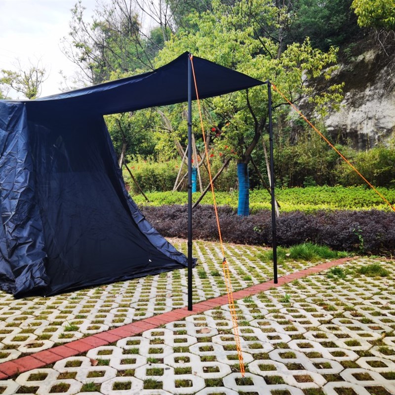 爆款出口韩国汽车露营速搭车尾帐篷黑化天幕遮阳车顶三门防雨防蚊