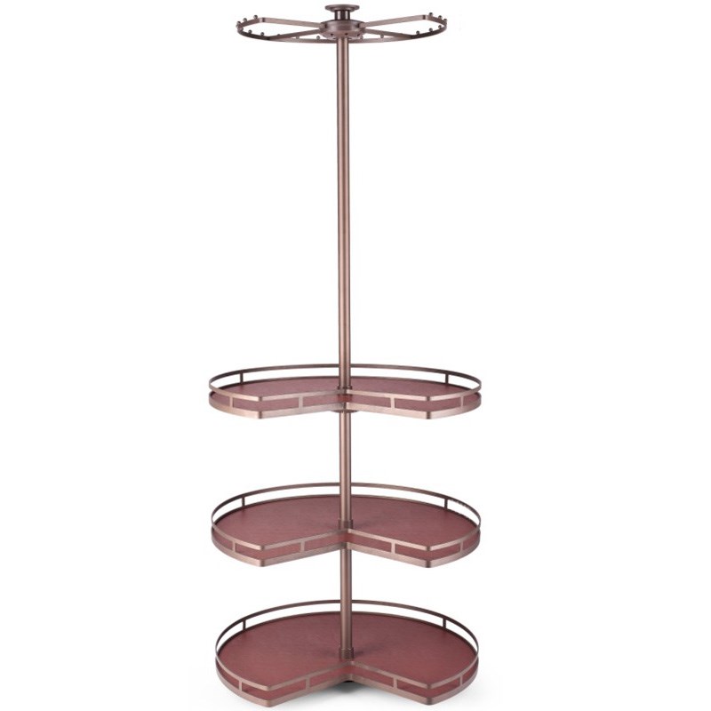 新款衣帽间旋转衣架衣柜转角裤架多功能挂衣器30度旋转衣物篮