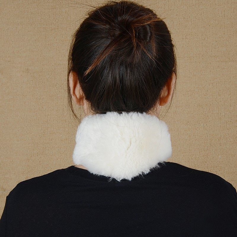 纯羊毛护颈围脖套非自发热护颈带椎脖套保暖颈椎热敷护脖子颈部冬