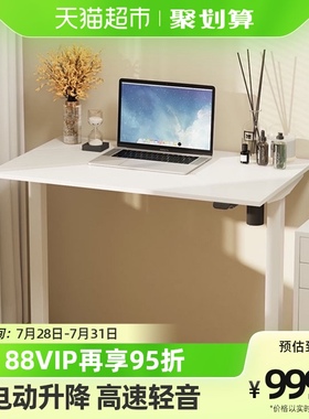 乐歌E2-Lite电动升降桌小户型经济款办公书桌电脑桌书桌升降桌腿