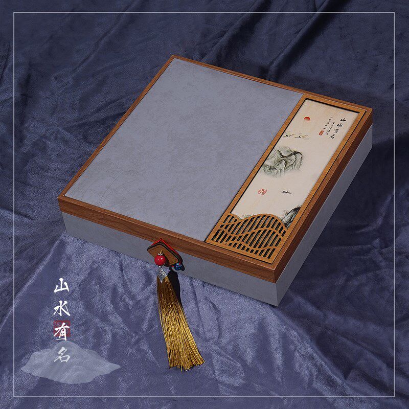 创意高档通用茶饼礼盒357g老白茶普洱茶老班章茶叶包装盒空盒定制