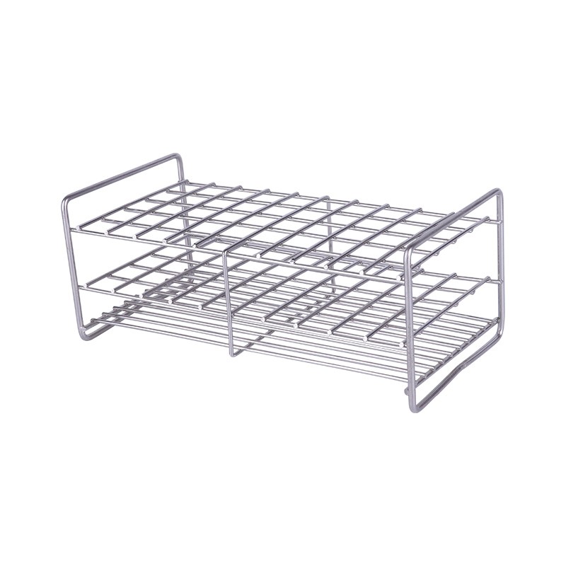 不锈钢试管架304钢丝方孔玻璃管架离心管架多用途支架消化管