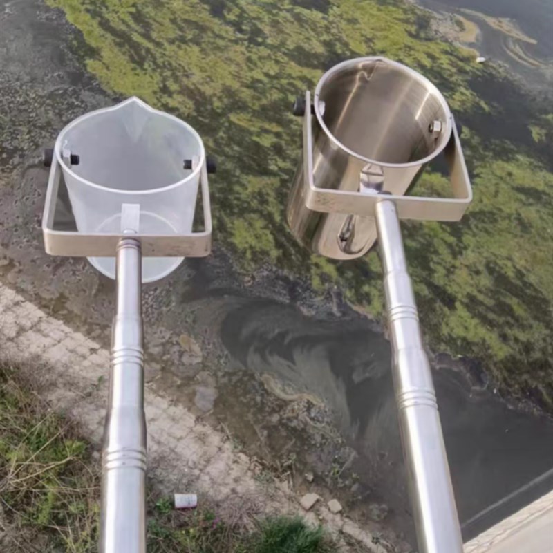 304不锈钢伸缩杆采水器水质采样器污水井水管道近岸远水取样桶