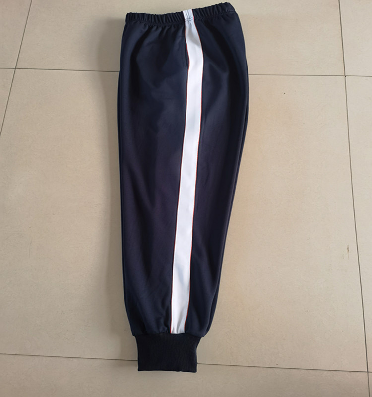 加绒加厚宽松长裤直筒深蓝色舒服