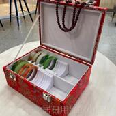 正品 3位手镯20位玉镯收纳箱40位可调1盒0位定木质首饰固盒高档珠