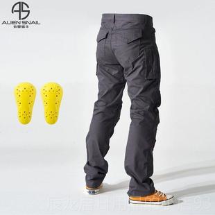 正品外星蜗摩托车行裤骑元素透气舒适休闲装机车男牛夏季巡航裤工