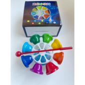 正品 奥尔夫童打击乐器律八音儿课碰钟八音旋钟八音碰钟按钟八音转