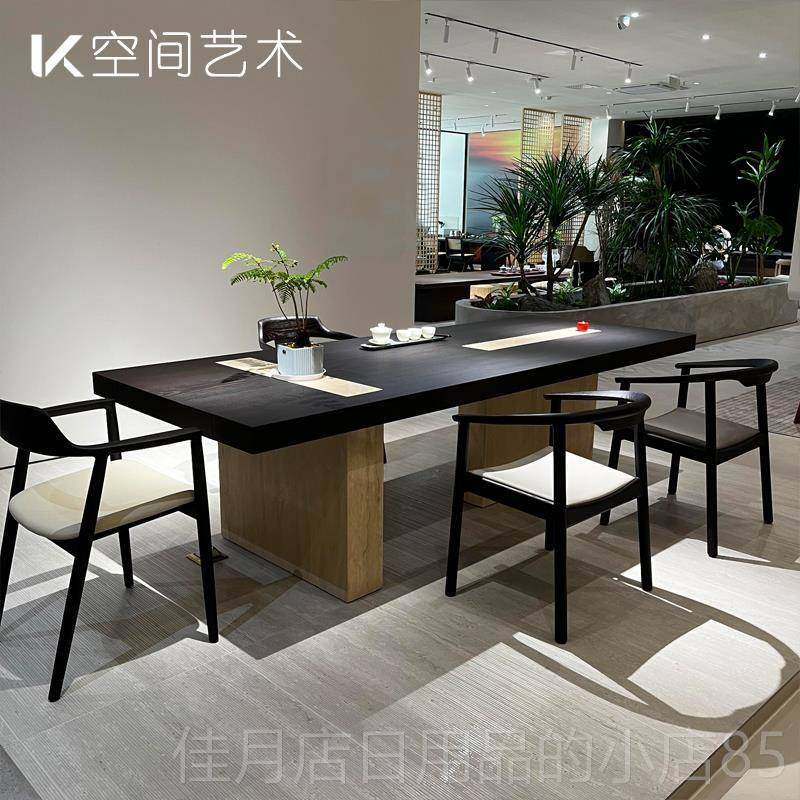 高档现代简约轻奢风极简茶桌茶台办公室用别喝墅家用泡茶会茶客商