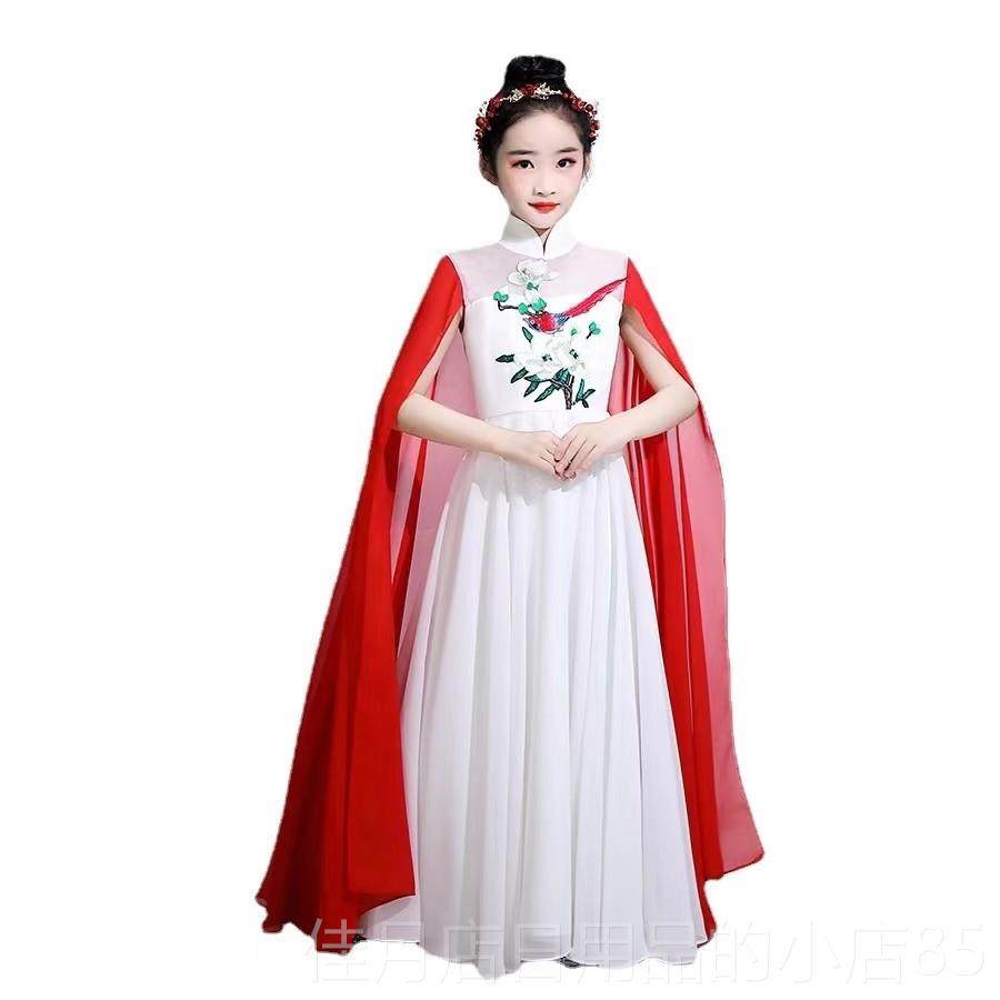 高档儿童艺考端服女童古筝检高定考试表演服古典飘礼逸汉服中国大,童装/婴儿装/亲子装,儿童礼服,淘宝优惠券,粉丝福利购,淘宝优惠卷