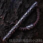 高档悟能合金酷棍防身合法把武器自卫户外玩古件巴藤小钛撬棍edc