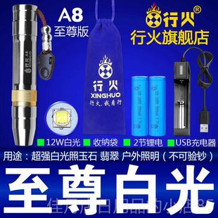 高档玉石手电筒强光专用文玩鉴定钱币灯验钞荧光剂测检伍德藓氏灯