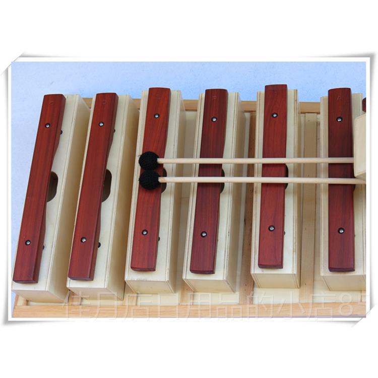 高档教奥八尔夫早音块适用多年龄的红木种打击乐器 音转钟琴敲琴
