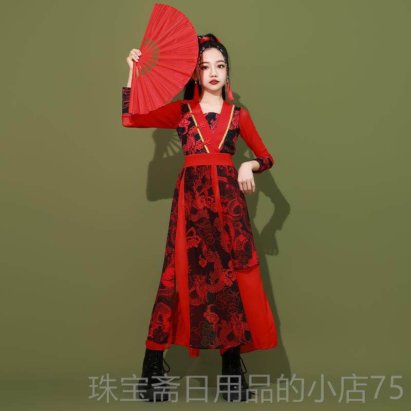 高档中国风爵士舞新嘻款走秀喜运动模特走秀哈男女潮会流舞蹈哈演