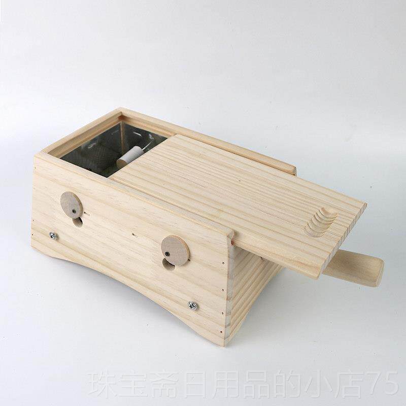 高档山桂敏六针木制艾灸箱携式正艾灸家用柱艾灸器具艾灸温灸便仪