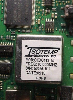 ISOTEMP    OCXO143-141 10MHZ恒温晶振5v 方波 拆机件咨询议价