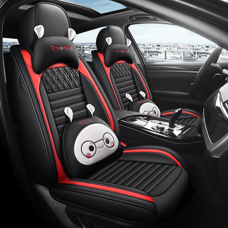 汽车座皮革全包四季通用皮制车全包围坐垫座垫专车专用五座车