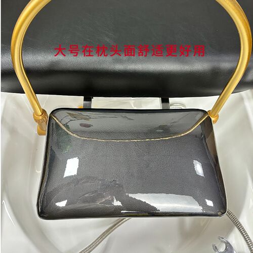 洗头床枕头理发店美发店发廊冲头床枕头防水手工枕头垫大号洗头枕