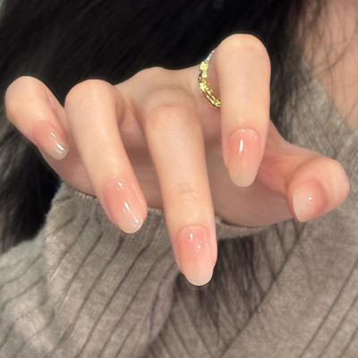 甄嬛裸色甘露寺显白美甲穿戴甲