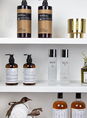 浴室柜摆件样板房卫生间壁龛洗漱台软装饰品组合展厅阳台香薰装饰