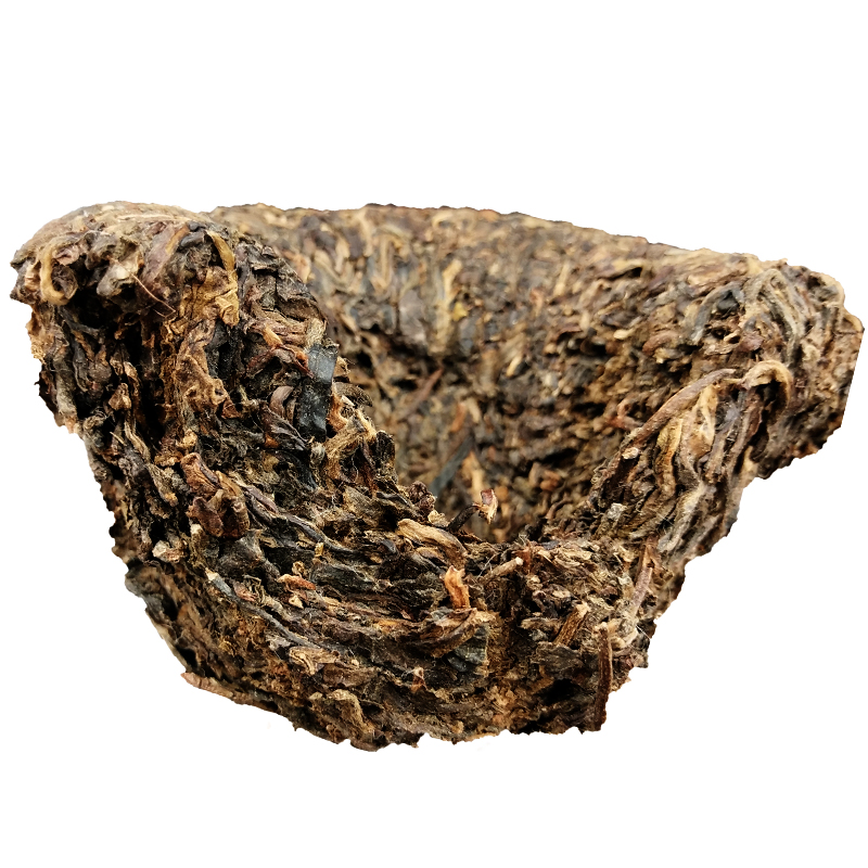 云南普洱茶 2003年生茶金奖白菜千年古树班章生沱250克烟香味