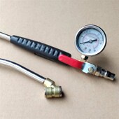 油浸式 快速充气杆加气杆汽车货车后双轮胎烟斗嘴倒勾弯冲双胎充头