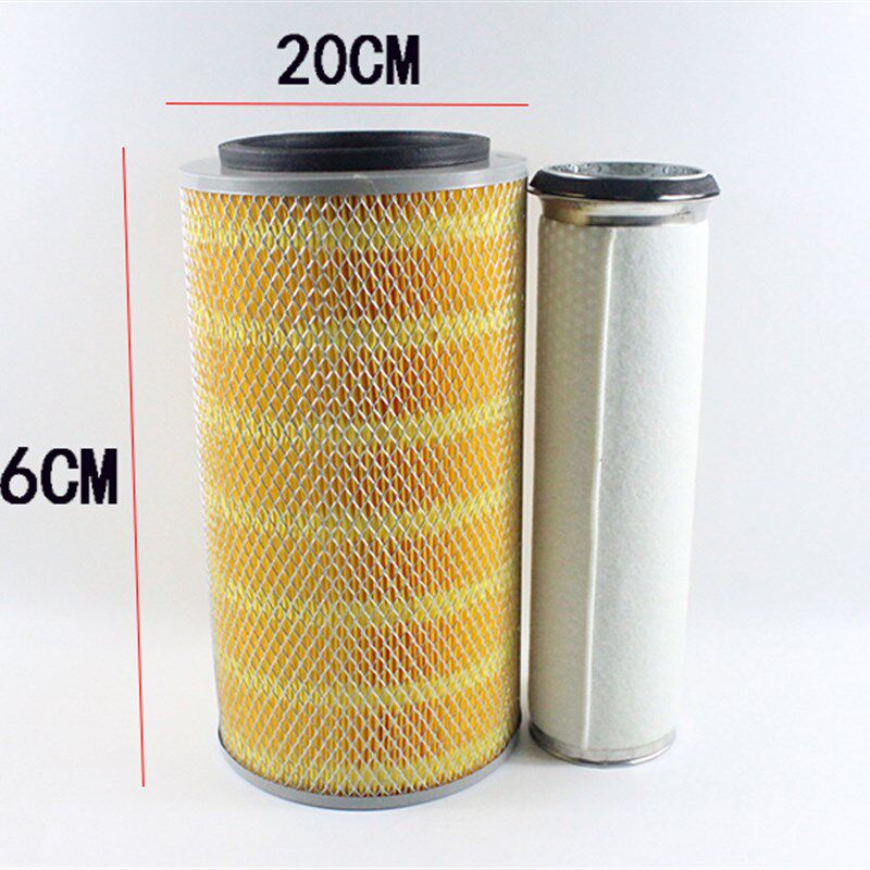 叉车空气滤芯器 空滤芯K2036带内胆适用龙工临工柳工30装载机挖机
