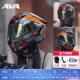高档AVA箭红四摩托车电动车头盔饕鬄男女季 全盔骑行赛车跑醒盔狮
