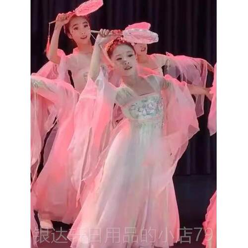 高档能忆江南舞蹈服装女子不扇子群舞舞儿表演套装荷花奖童古典演