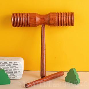 高档筒专业中乐小学双响大号光面榉双响桶高低音乐教具奥尔夫打击