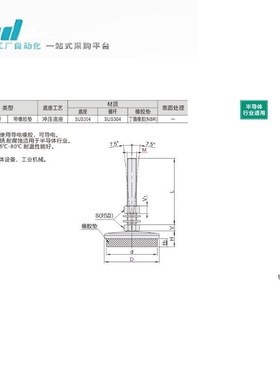 怡合达脚杯WAD18-D100/140-M16/2z0/24/30-L100/150/200/70/250