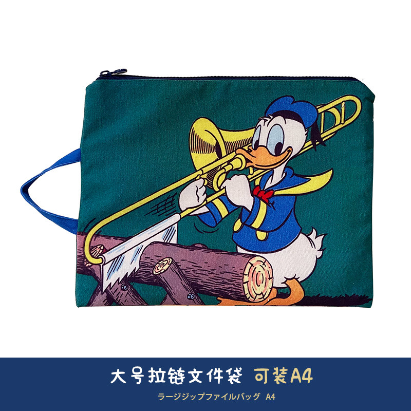 唐老鸭科目分类文件袋拉链帆布A4科目手提大容量装卷子试卷收纳,文具电教/文化用品/商务用品,文件袋/资料袋/试卷收纳袋,淘宝优惠券,粉丝福利购,淘宝优惠卷