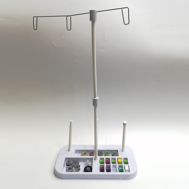 家用缝纫机线架缝纫机锁边机包缝机缝纫线架放置3个大线卷宝塔线