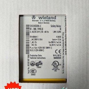 订货号 原装 4003K R1.188.1990.0 威朗库存安全继电器SNO