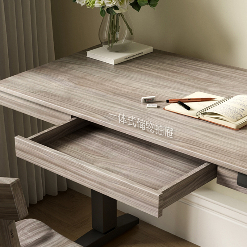 电机电动升降电脑桌带音响学生家用书桌可调节升降电竞卓学习桌