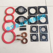 吸粪车真空泵配件一体泵网垫 分体泵口皮垫方垫子 四通阀胶条