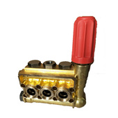 运达超高压清洗机洗车机刷车器配件铜块1814铜泵头总成