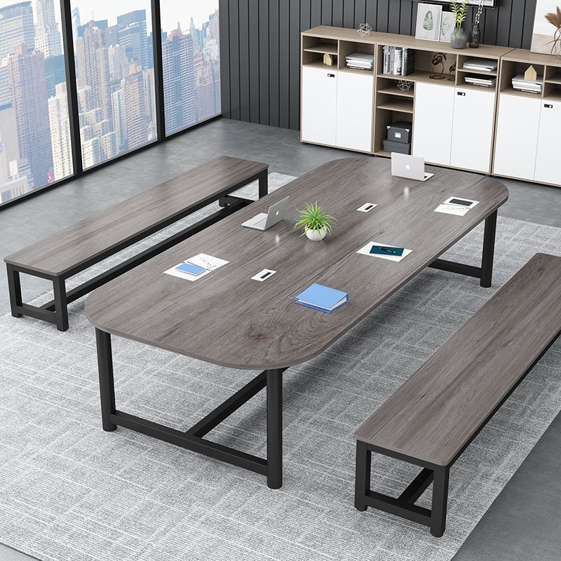 员工会议桌长桌电脑办公桌长条培训洽谈桌大班台书桌长方形开会桌
