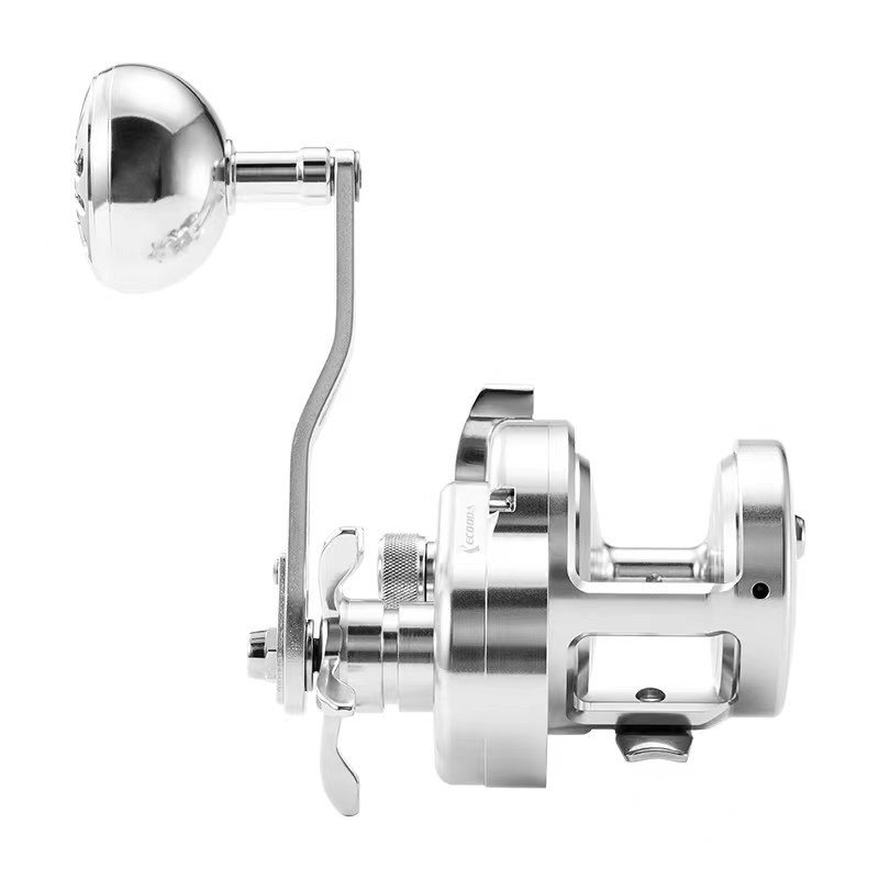 伊酷达魔丸EMB1500慢摇铁板轮高速比船钓轮金属鼓轮左右手