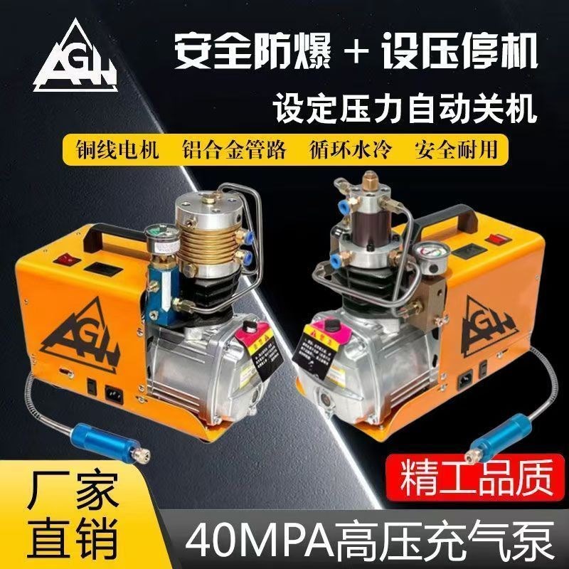 超高压打气机mp新款家用高压充气泵车载30mp打气泵潜水充气机