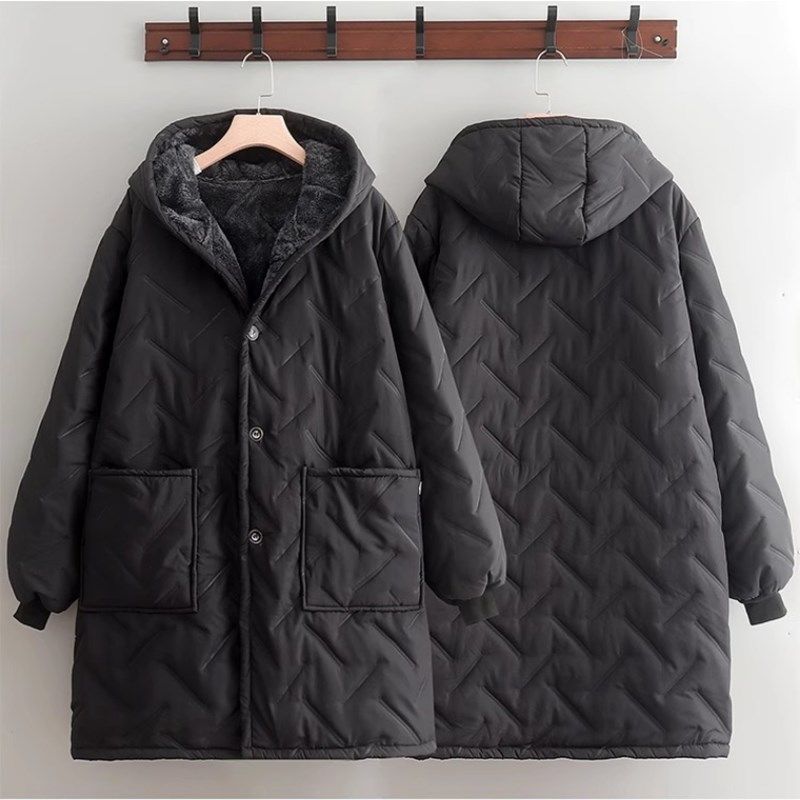 特厚加绒连帽纽扣罩衣男款冬季上班抗寒保暖防水大码棉袄工作服女,家庭/个人清洁工具,围裙,淘宝优惠券,粉丝福利购,淘宝优惠卷