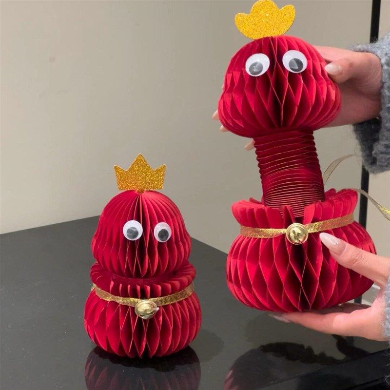 2025新年装饰生肖蛇摆件客厅电视柜装饰品元旦乔迁过蛇年布置春节